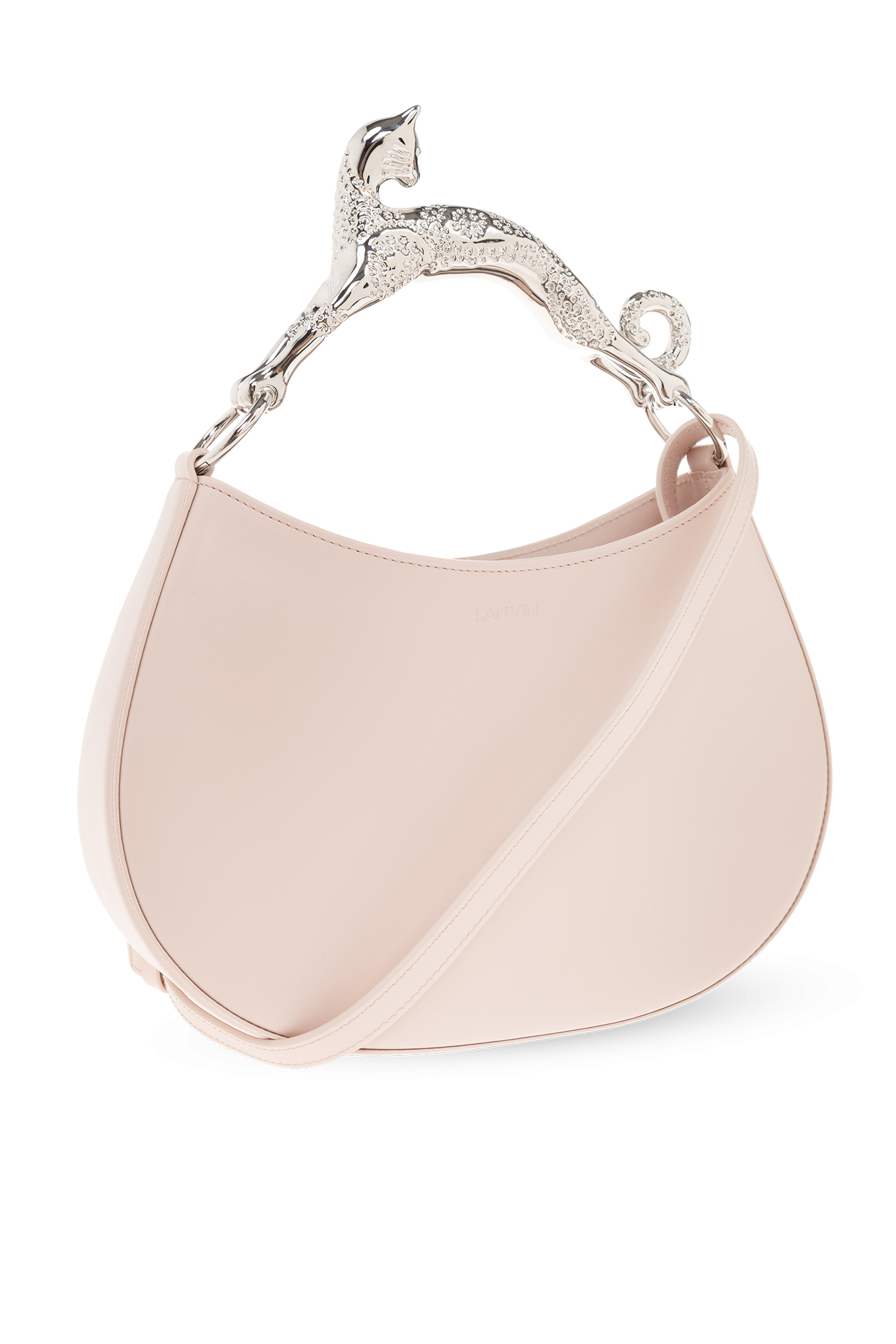 ハンドバッグ Lanvin Borsa Hobo Cat Lanvin Hobo Cat Bag In Black Leather | italist